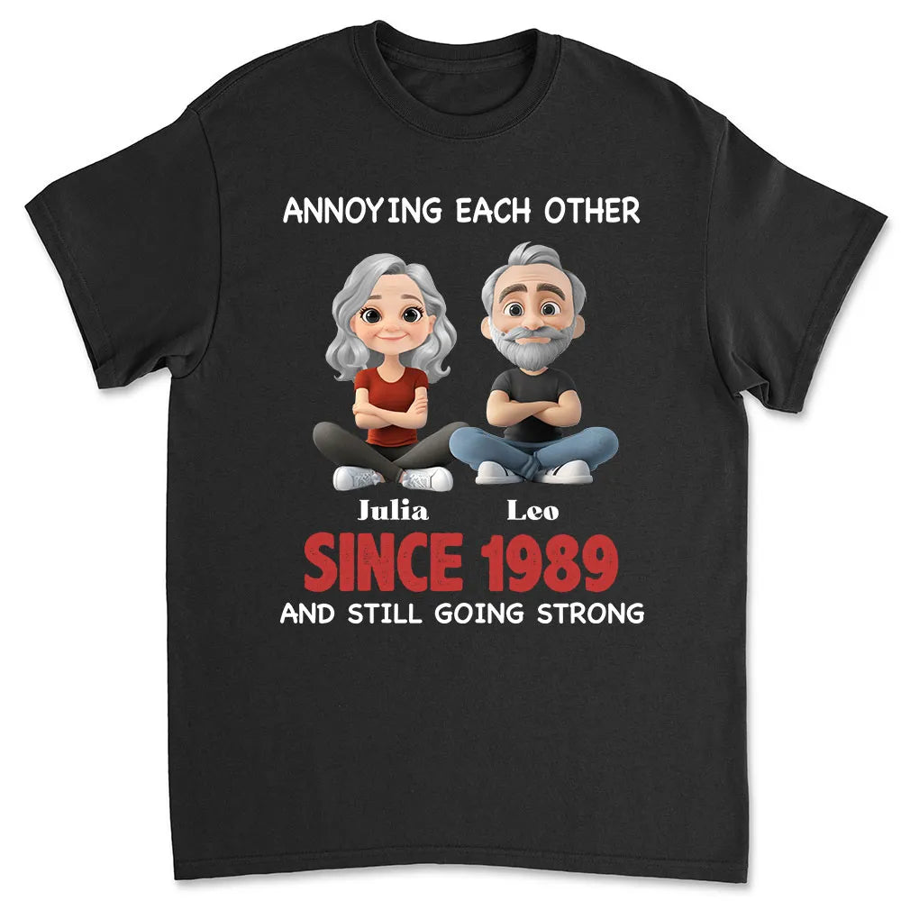 Annoying Each Other And Still Going Strong Doll Couple - Personalized Apparel - Gift For Couple, Anniversary Gift