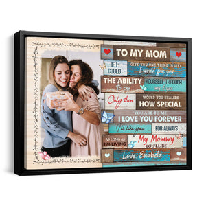 To My Dearest Mom - Personalized Canvas - Gift For Mom, Mother's Day, Birthday Gift