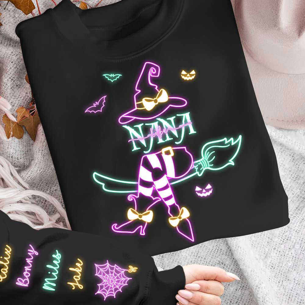 Nana Life Halloween - Personalized Apparel - Gift For Grandma, Mommy, Halloween Gift