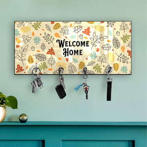 Personalised Key Holder For Wall, Custom Family Name Key Holder, Entryway Organizer, Housewarming Gifts, Wall Key Rack, Realtor Closing Gift