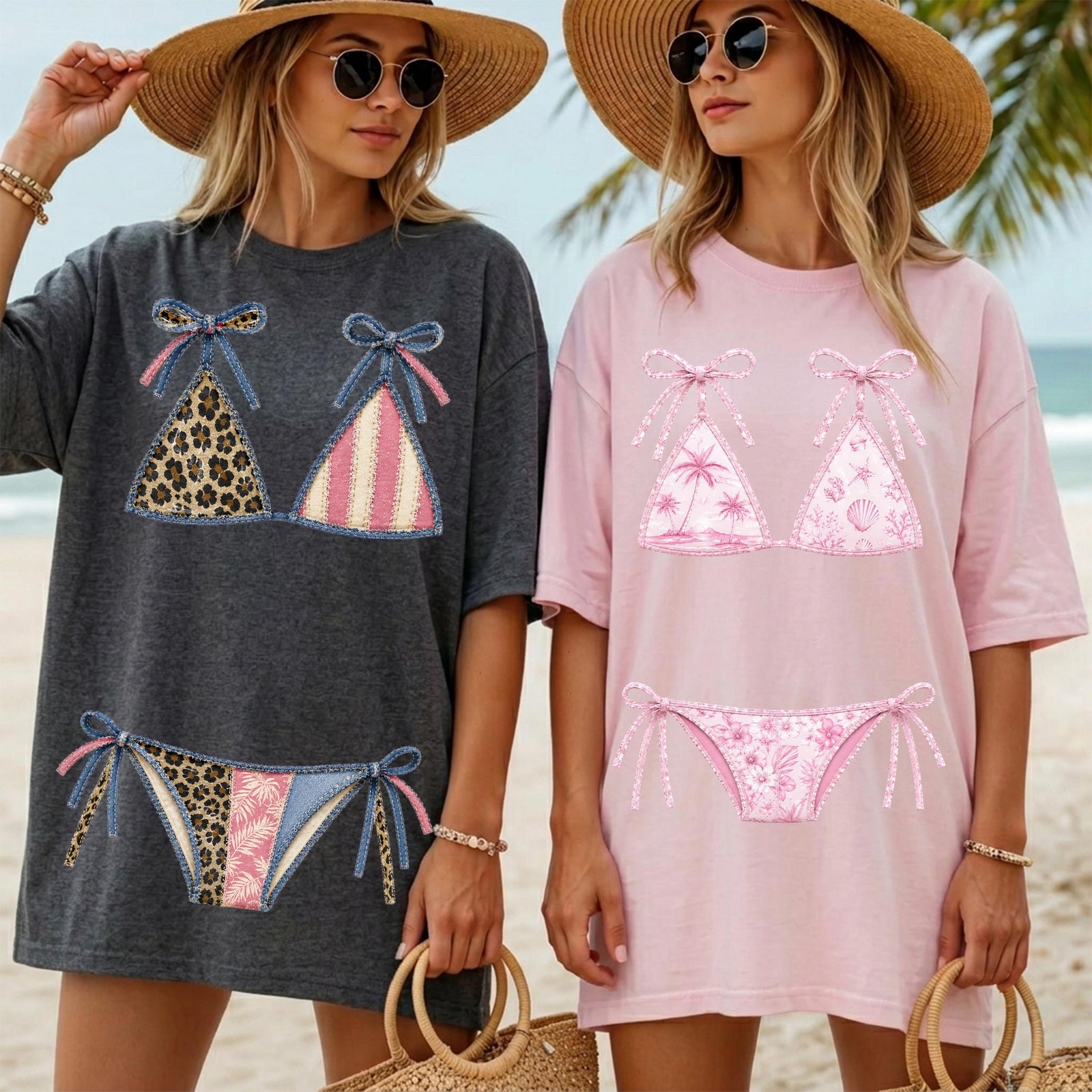 Trendy Beach Bikini Comfort Colors Shirt, Leopard Lake Girl Shirt, Cute Beach Vacation 2026 Shirt
