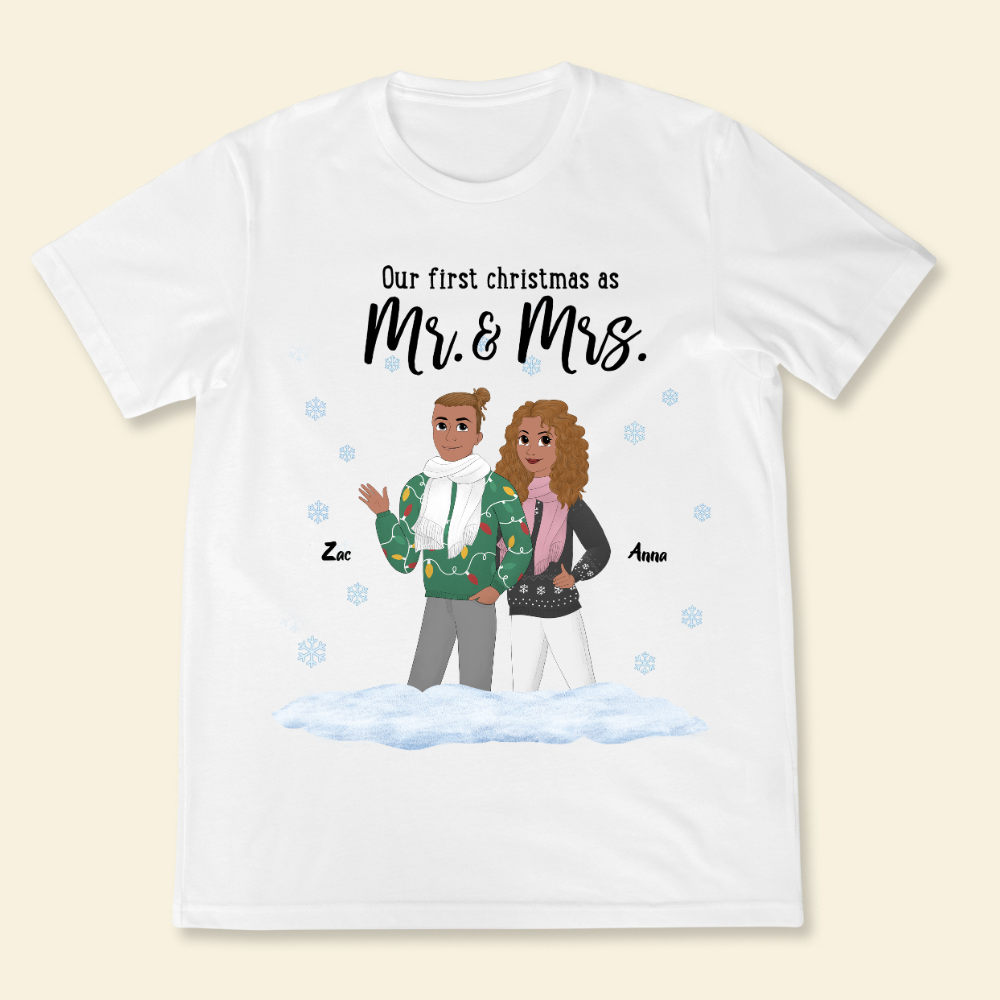 Christmas Is Better With You - Personalized Shirt - Christmas Gift For Couple