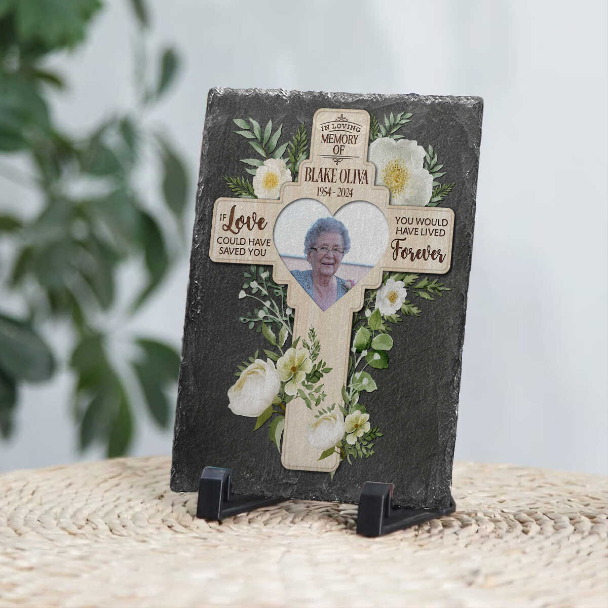 God Has You In His Arms - Personalized Memorial Stone - Memorial Gift