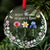 Different Blooms One Garden Of Love - Personalized Crystal Ornament - Christmas Gift For Sisters