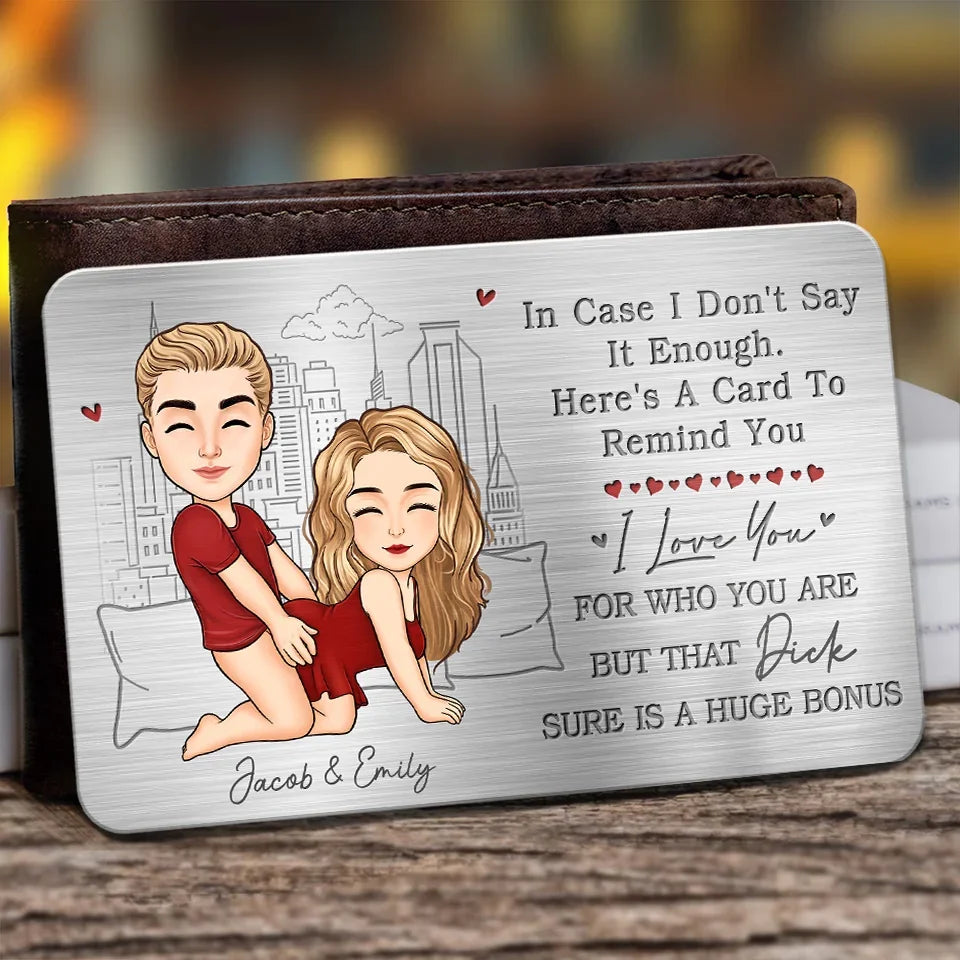 To My Husband In Case You Need A Reminder - Love Personalized Wallet Card - Gift For Husband, Boyfriend, Anniversary Gift, Valentine's Day Gift