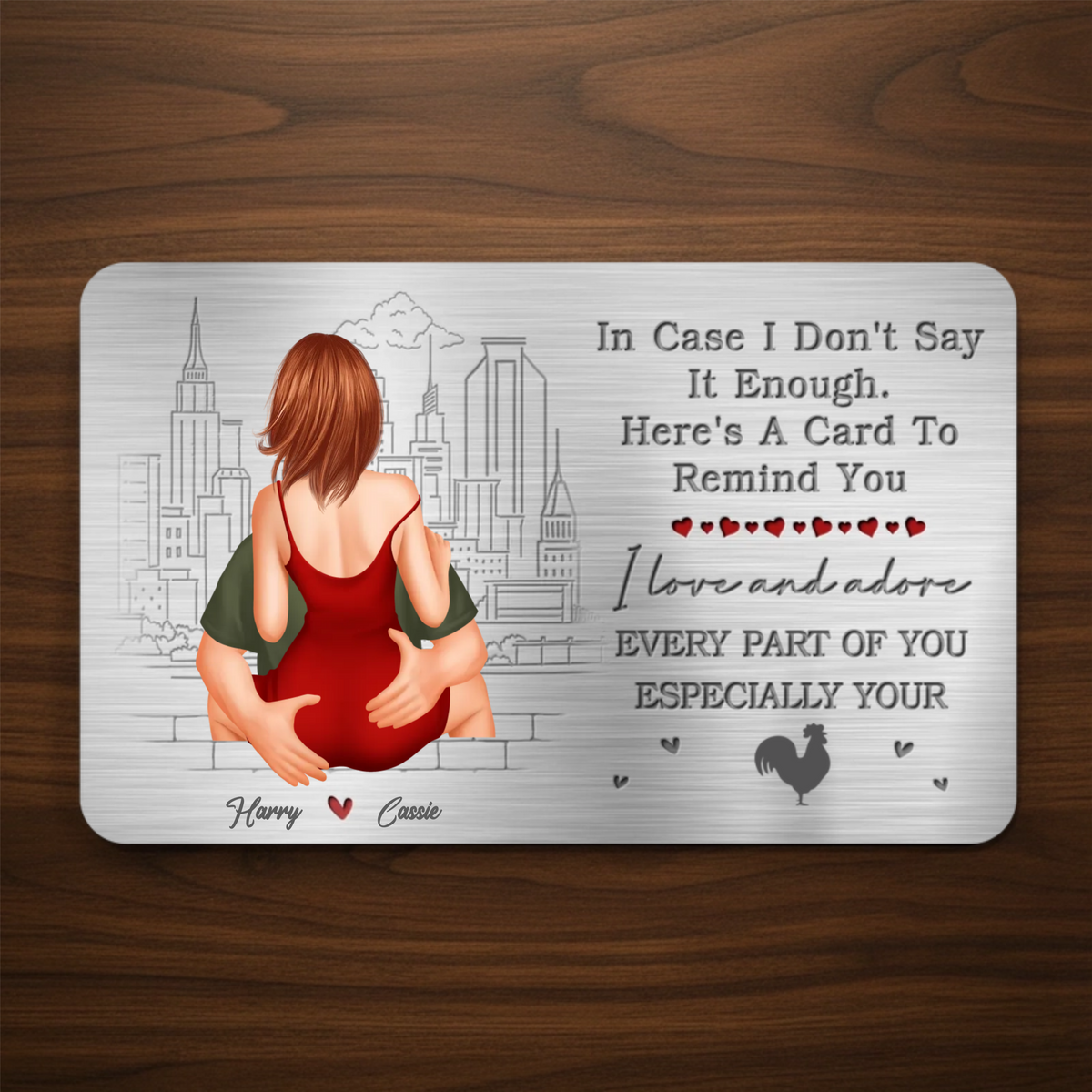 Never Enough To Say That Is A Huge Bonus - Personalized Wallet Insert Card - Anniversary Gift, Valentine's Day Gift For Couple