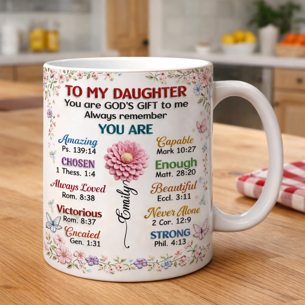 Always Remember You're God's Gift - Personalized Mug - Gift For Daughter, Christian Gift