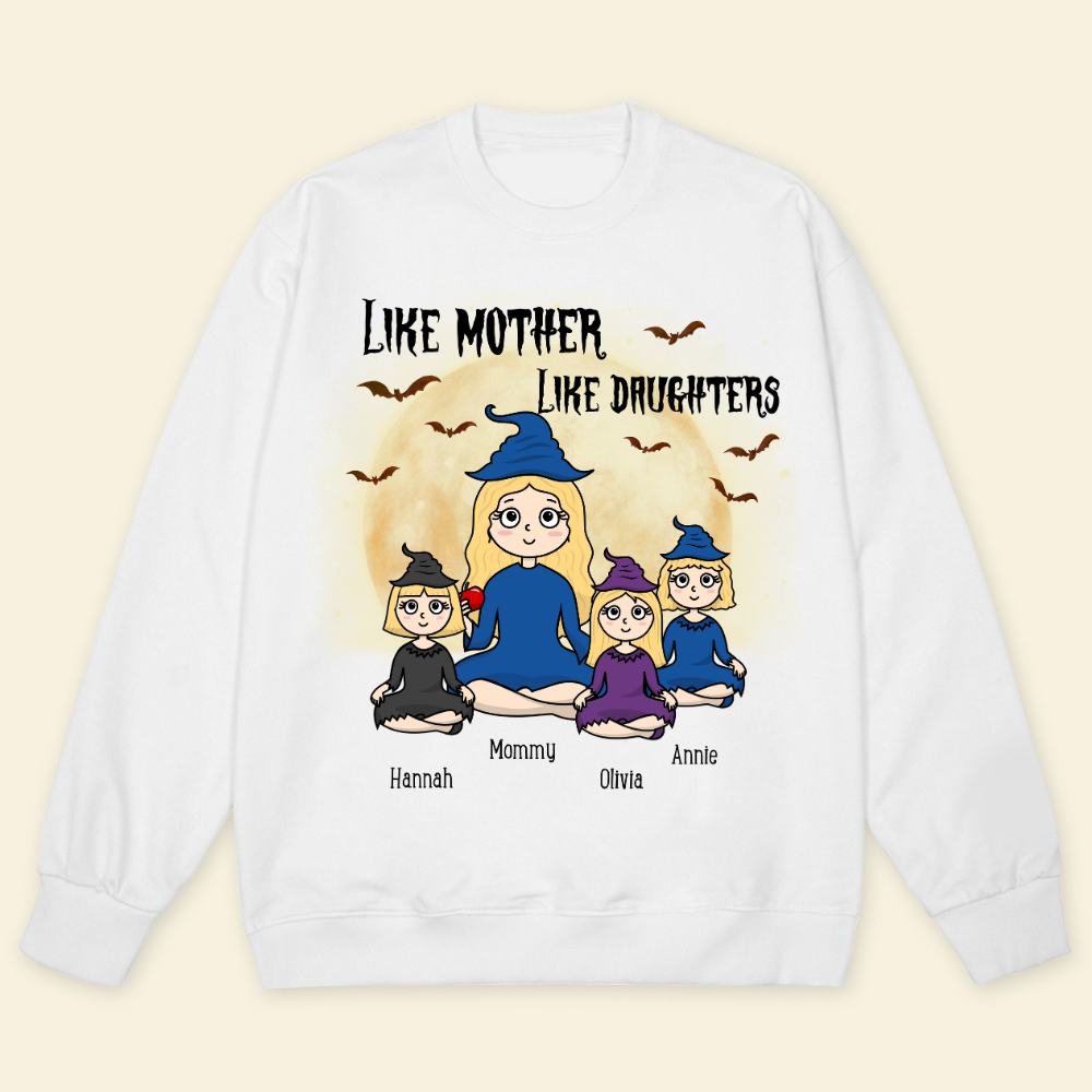 Like Mother Like Daughter Halloween - Personalized Sweatshirt - Gift For Mother, Halloween Party banner-1_7762b23c-418d-4400-9b49-2a3c1846ad85.png
