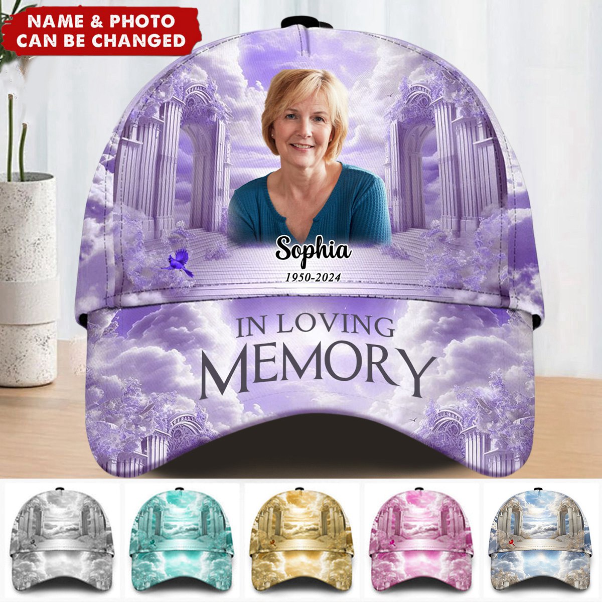 In Loving Memory - Personalized Classic Cap - Memorial Gift For Family