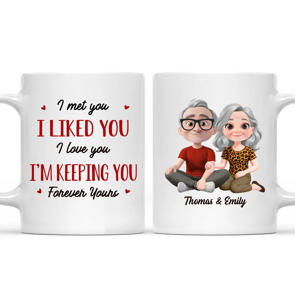 I'm Forever Yours - Personalized Mug - Anniversary Gift For Couple, Valentine's Day Gift