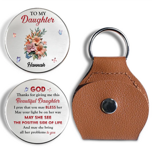 Thanks God For Giving Me This Beautiful Daughter - Personalized Pocket Hug - Gift For Mom, Mother's Day Gift