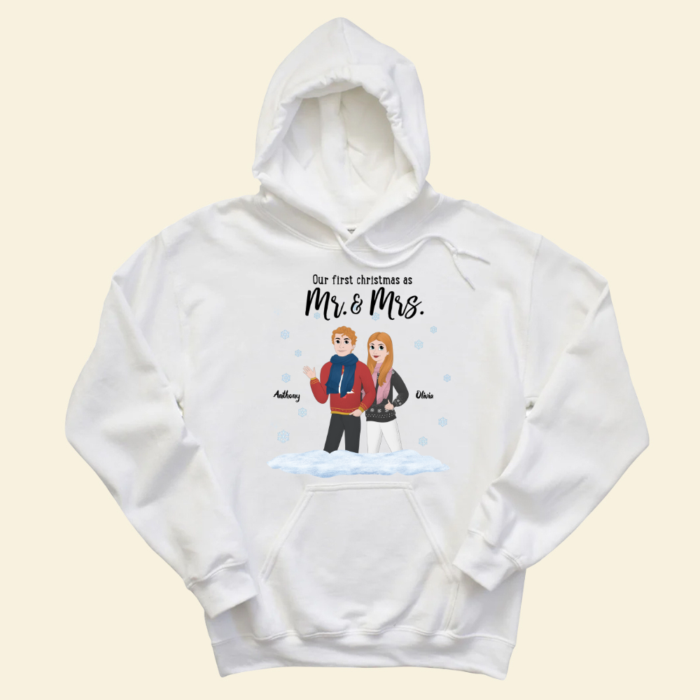 Christmas Is Better With You - Personalized Hoodie - Christmas Gift For Couple