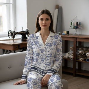 Toile de Jouy Sewing - Personalized Pyjamas - Christmas Gifts for Sewing Lovers, Tailors