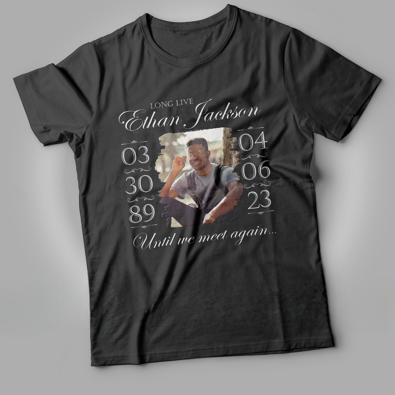 Custom Memorial Shirt Long Live Personalized Funeral Tshirt In Loving Memory of Tee RIP Shirts Rest In Peace Picture Memorial Grief t shirt