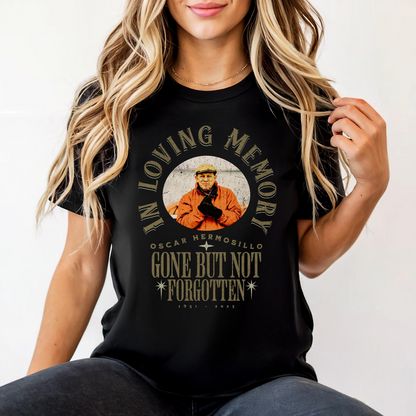 Personalized Biker Memorial Photo Shirt, Custom Funeral Photo Shirt, Rest In Peace Memory Shirt, Remembrance Shirt, Custom Last Photo Shirt