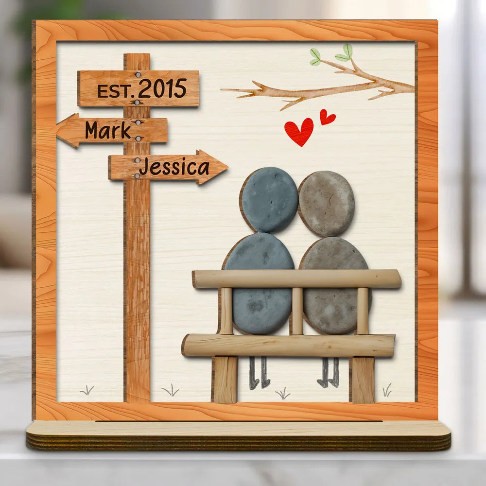 I Need You Because I Love You - Personalized Wooden Plaque - Valentine's Day Gift For Couple