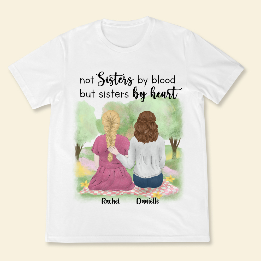 Not Sisters By Blood But Sisters By Heart - Personalized Shirt - Gift For Bestie, Friends banner-1_6fced28c-90b2-45d0-9c8b-1ff77ecd7e12.png