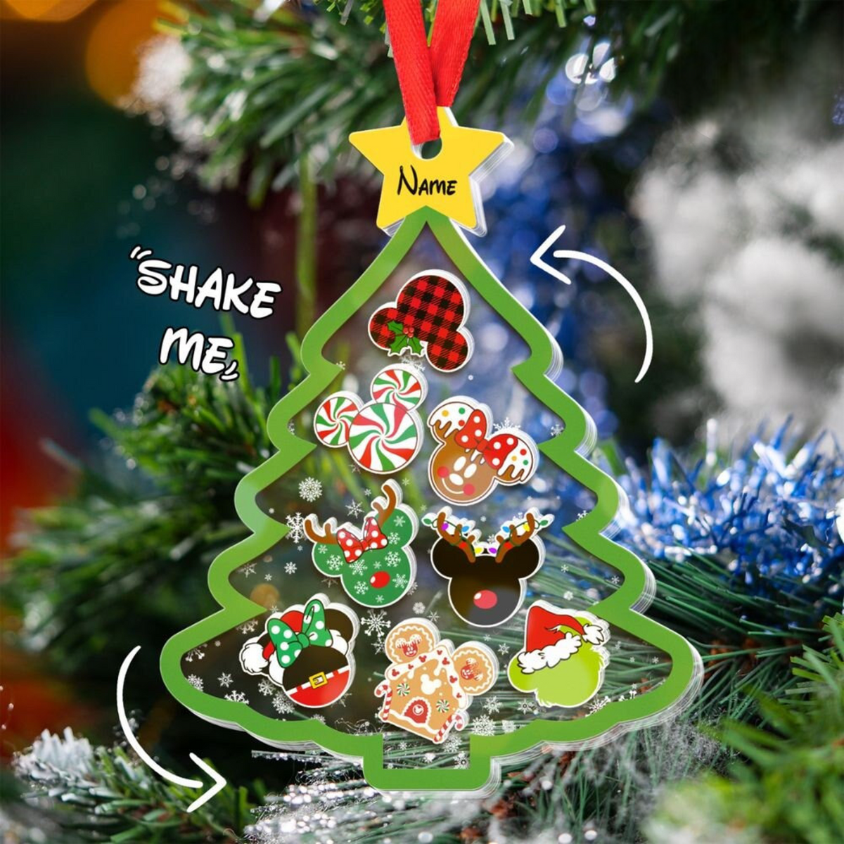 Very Merry Christmas - Personalized 4D Shaker Ornament - Christmas Gift For Kids & Family, Home Decor