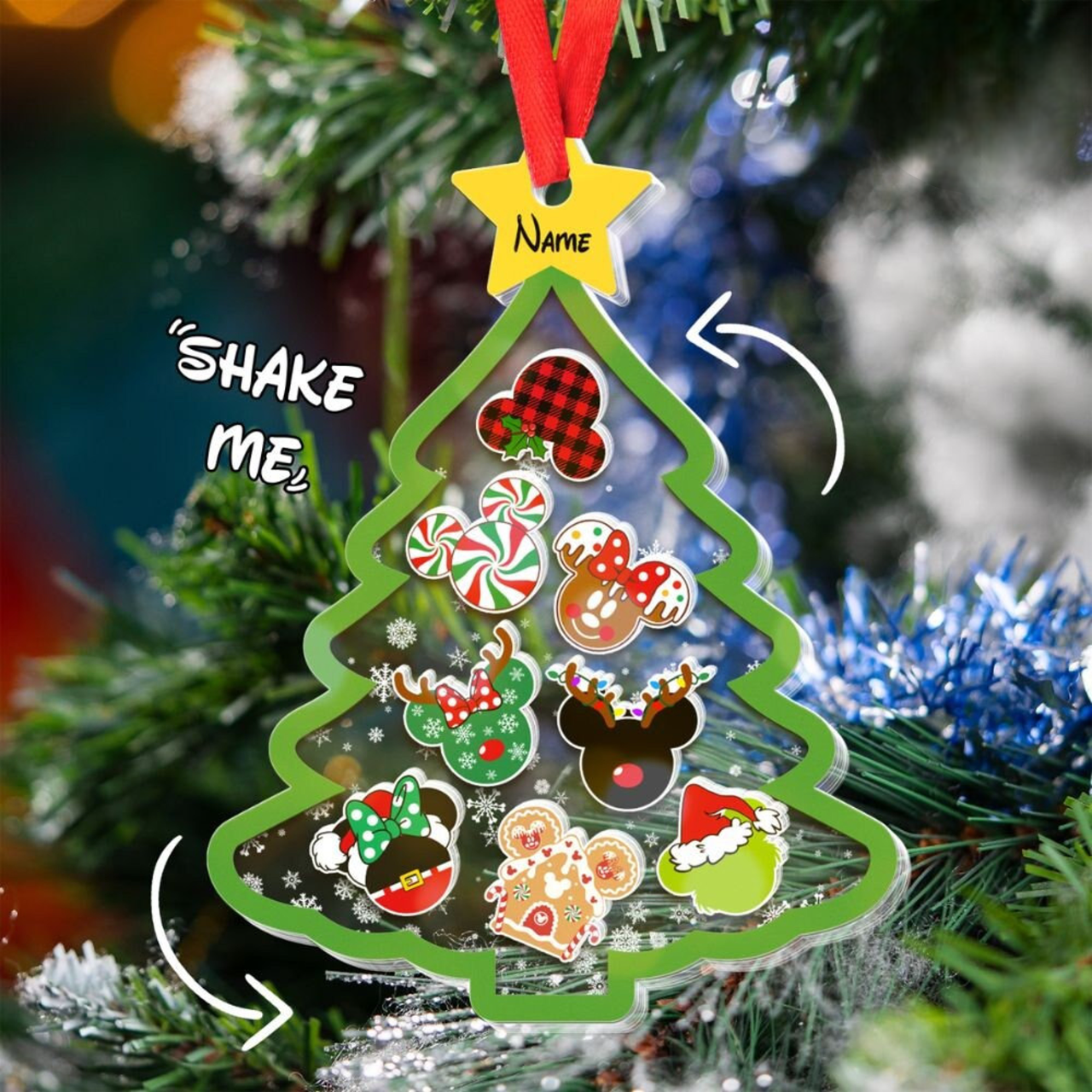 Very Merry Christmas - Personalized 4D Shaker Ornament - Christmas Gift For Kids & Family, Home Decor