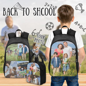 Personalized Backpack with Photo, Back to School Gift For Kids, Custom Picture Backpack, Image on Bookbags, Travel Backpack Gift
