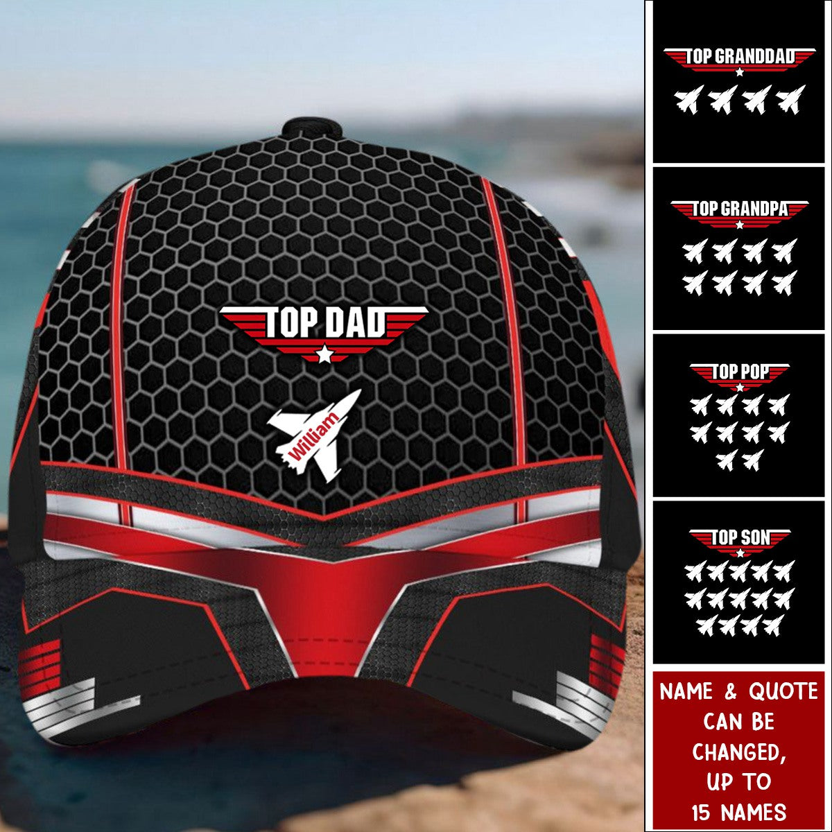 Top Grandpa Dad - Personalized Classic Cap - Father's Day Gift For Dad, Grandpa