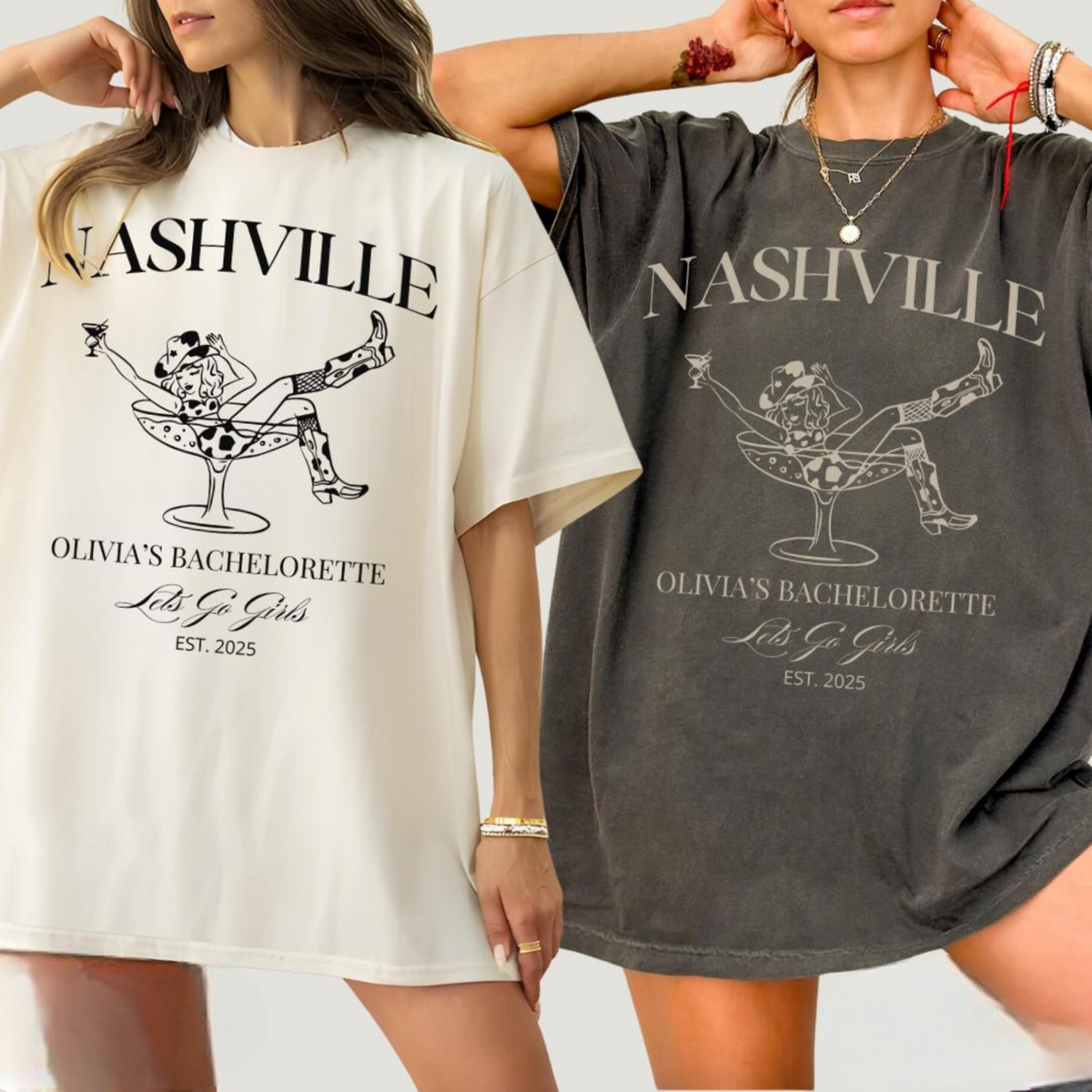 Custom Nashville Bachelorette Shirts, Social Club Shirt, Personalized Girls Trip Shirt, Nashville Bach Party, Custom Location, Cocktail Club