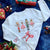 Custom Side Bow Nutcracker Ballet Christmas Embroidered Sweatshirt, Cute Nutcracker Xmas Tree Sweatshirt, Cute Holiday Season Gift