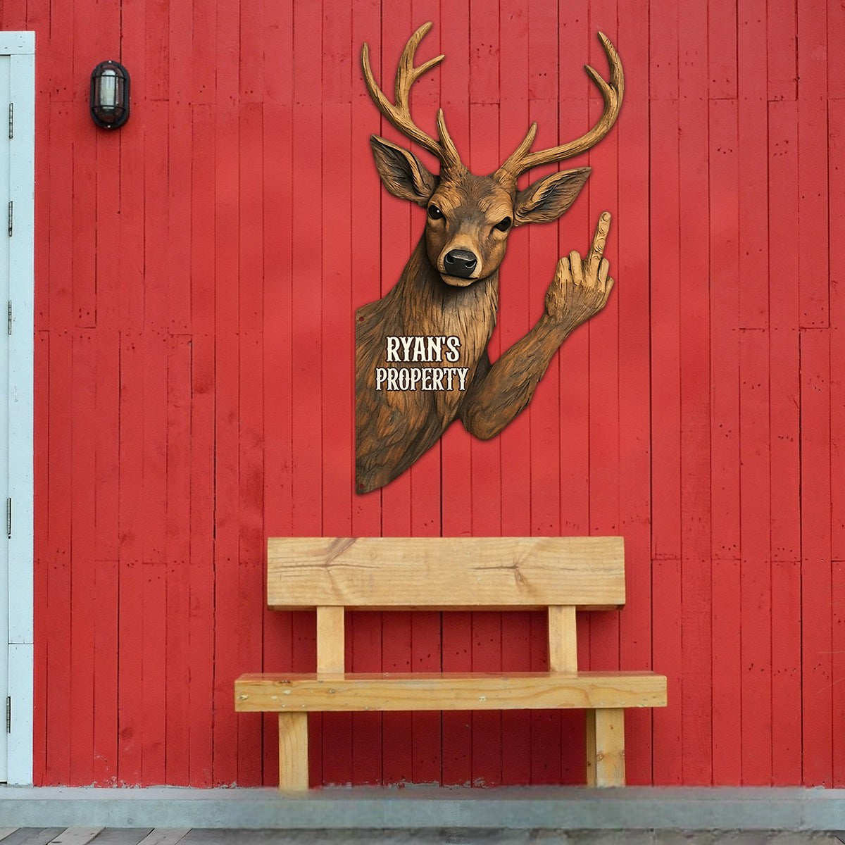 Keep Out Of Hunter's Property - Personalized Cut Metal Sign - Gift For Hunter