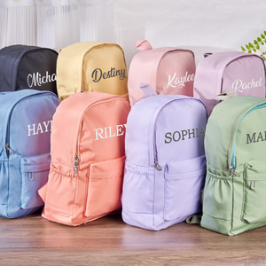 Embroidery Personalized Kids Backpack,Custom Kindergarten Toddler gifts, Kids School Bag, Monogram Backpacks for Girls Boys, Birthday Gifts