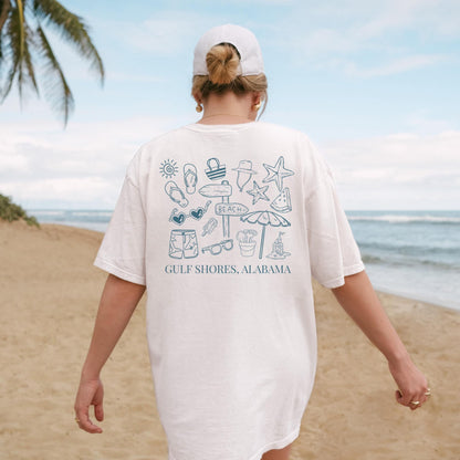 Family Vacation 2025 Custom Group Shirts Beach Vacation Personalized Tees Men's Beach Shirt Women's Vacation Tee Kid's Summer Vacation Shirt