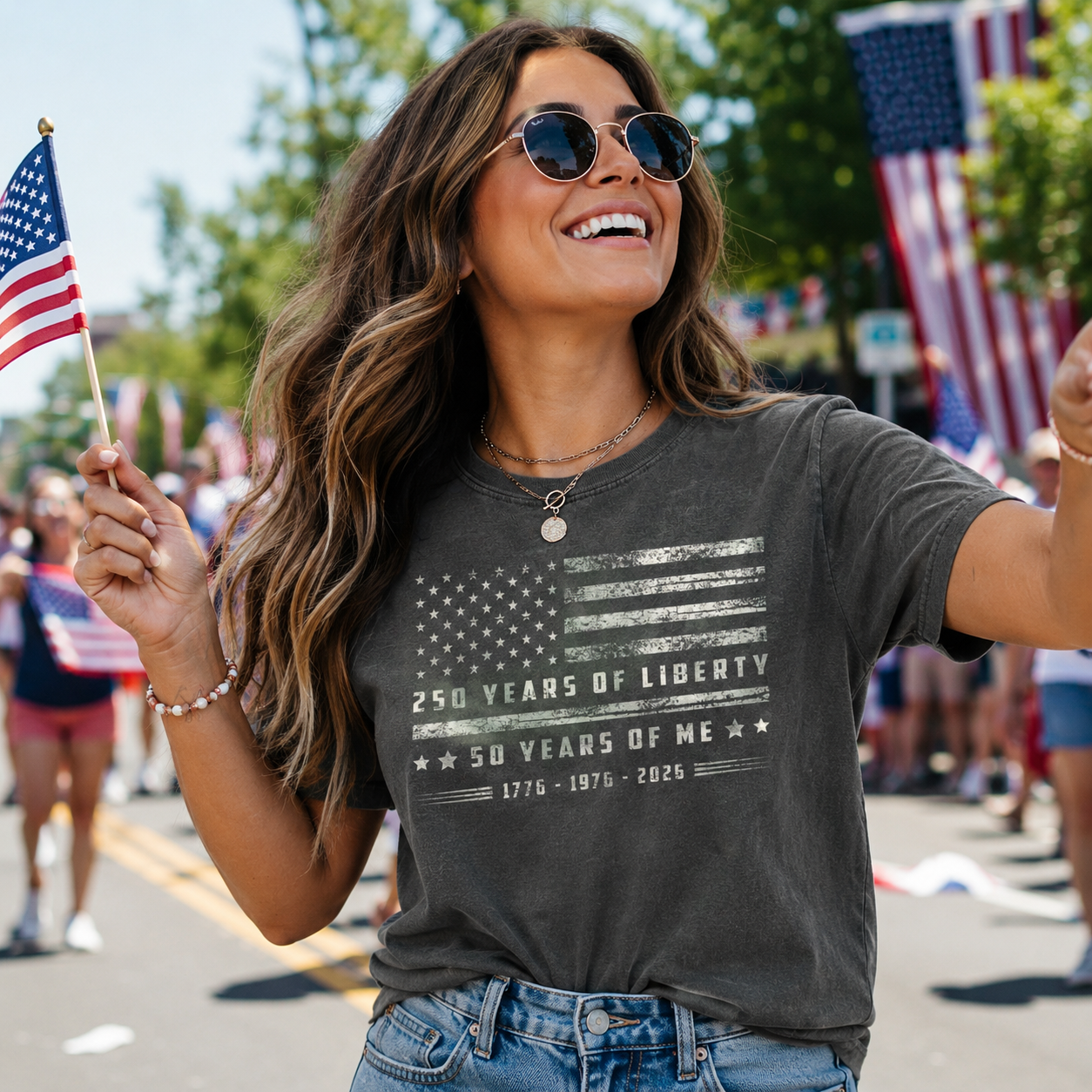 Vintage 50th Birthday Shirt, American Flag Birthday Tshirt, Patriotic Birthday Shirt 2026, 50th Birthday Sweatshirt, 1976 Birthday