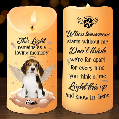 Custom Photo Pets Make Our Lives Whole - Custom LED Flameless Candle - Sympathy Gift, Christmas Gift For Pet Owners, Pet Lovers