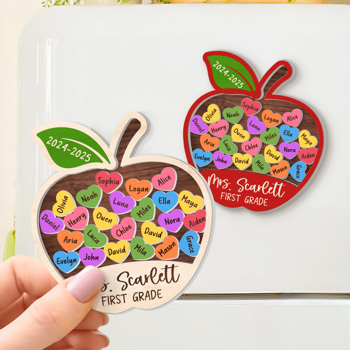 Teacher Gifts, Teacher Apple Magnet, Back To School Gift For Teacher, Teacher 3D Fridge Magnet, Teacher Shaker Magnet, Thank You Teacher Gift