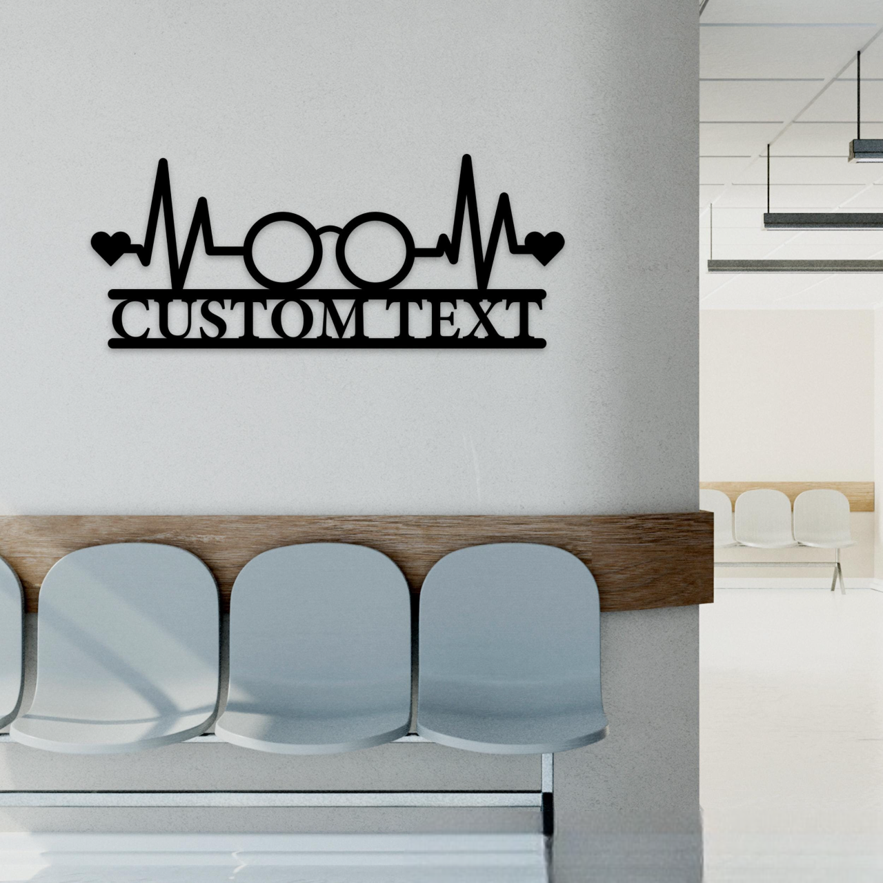 Personalized Eye Doctor Metal Sign, Office Wall Decor, Gift For Eye Doctor