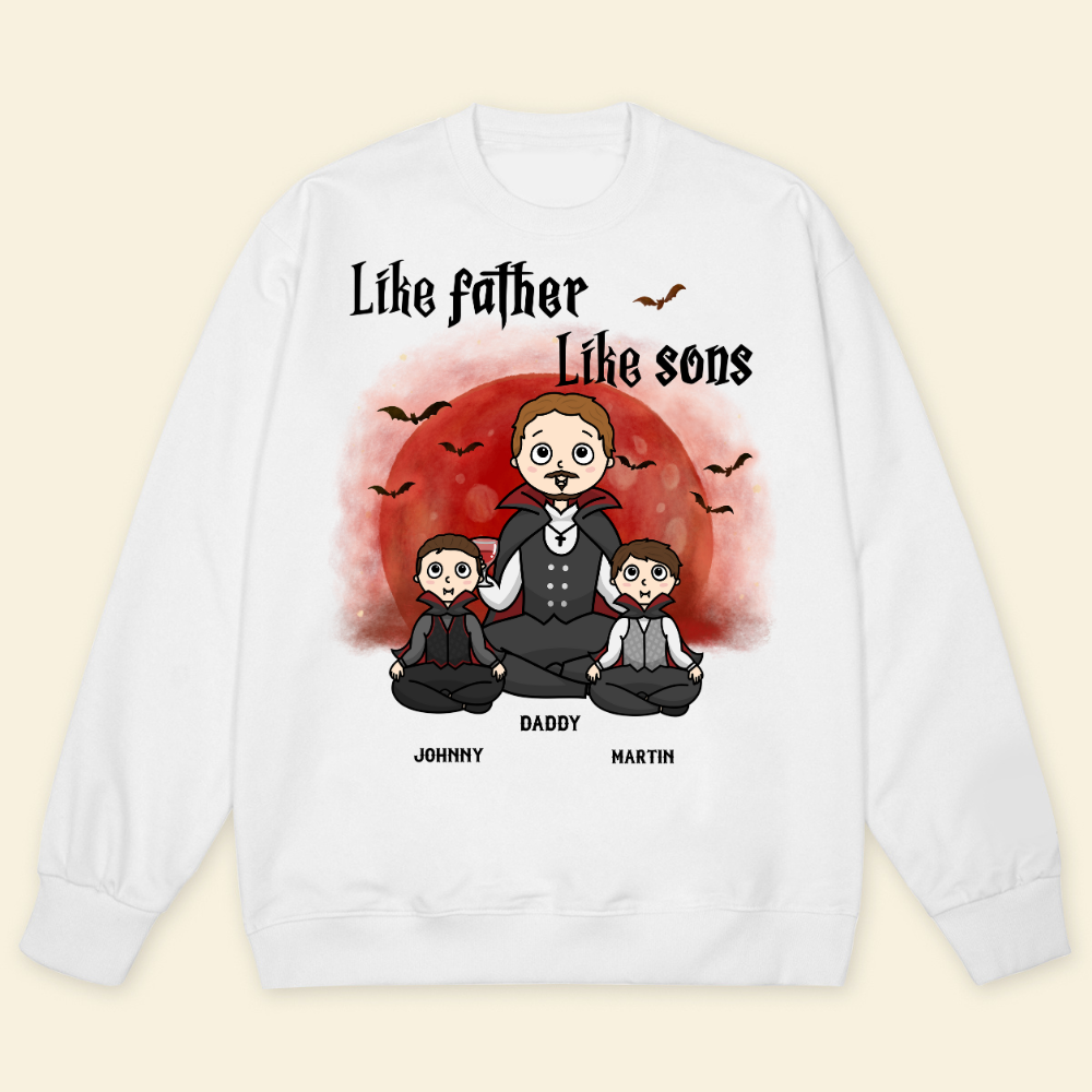 Like Father Like Son Halloween - Personalized Sweatshirt - Gift For Father, Halloween Party banner-1_1b92e583-ea39-4fef-b33b-702bd1c5cd91.png