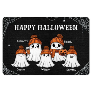 Fall Season Boo Family Halloween - Personalized Doormat - Halloween Gift For Family