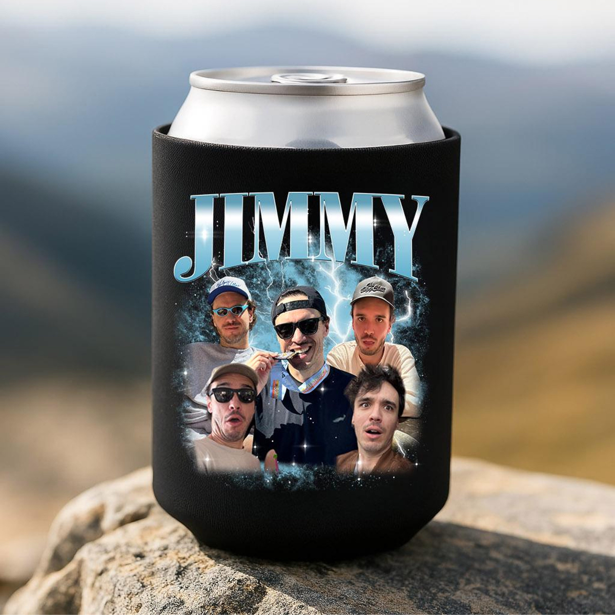 Custom Photo & Text Can Cooler, Custom Picture Can Cooler, Funny Birthday Favor, Personalized Image Can, Bachelorette Surprise, Wedding Gift