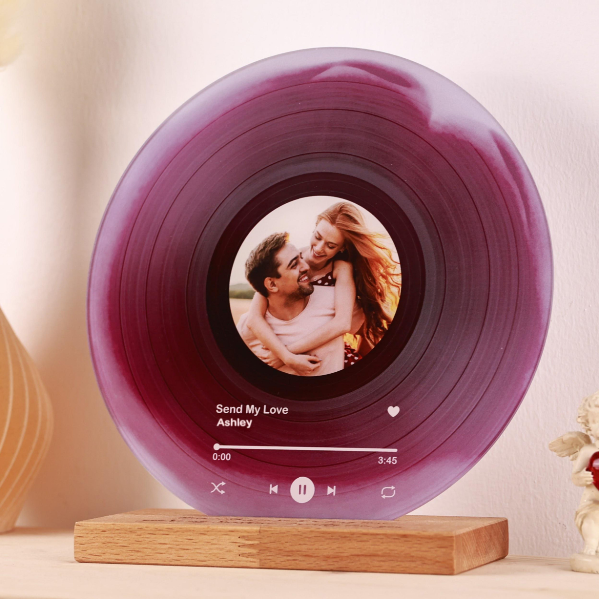 Personalized Song Record, Gift for Her/Him, Anniversary Gift for Couple, Song Plaque