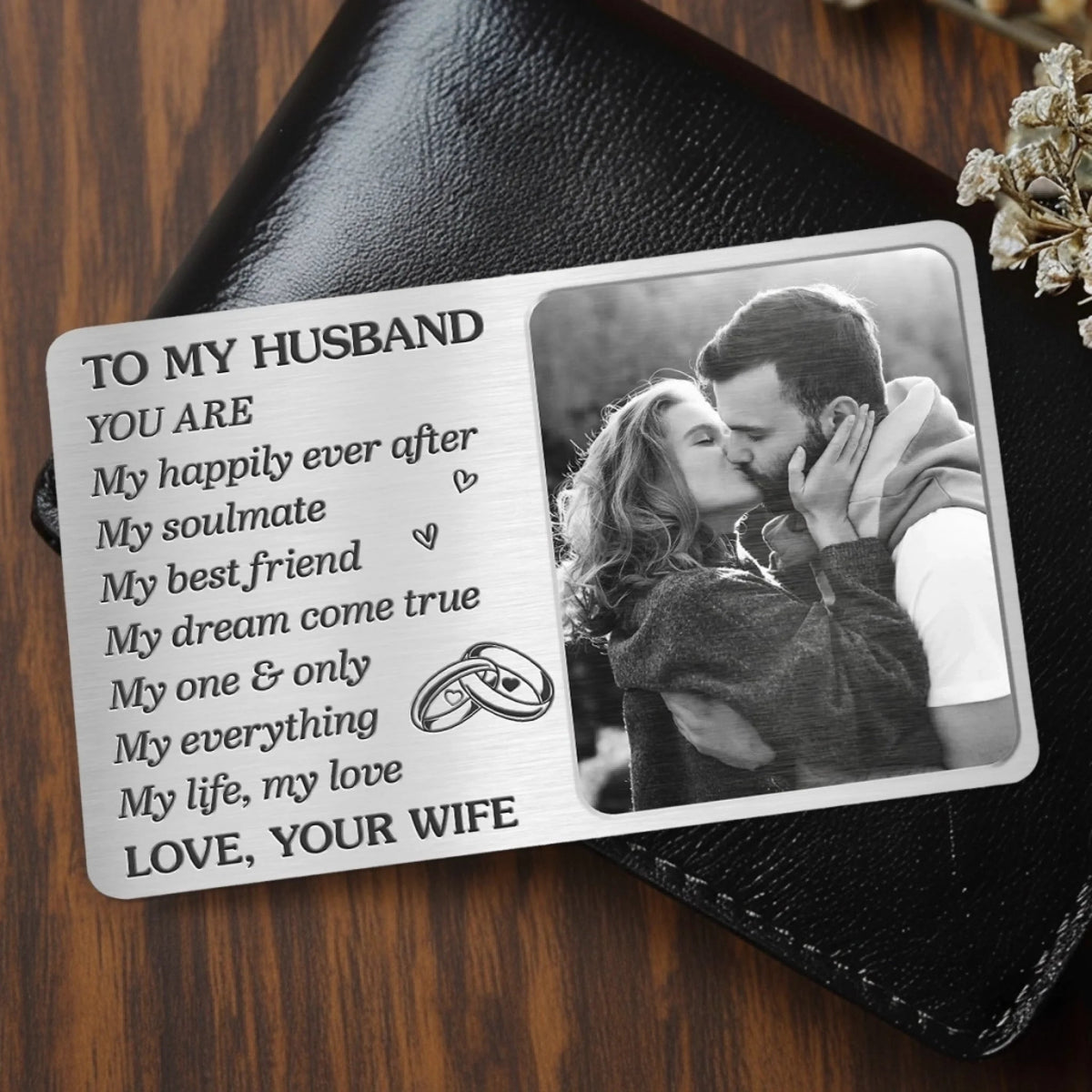 You Are My Happily Ever After - Personalized Wallet Insert Card - Gift For Couple, Anniversary Gift, Valentine's Day Gift