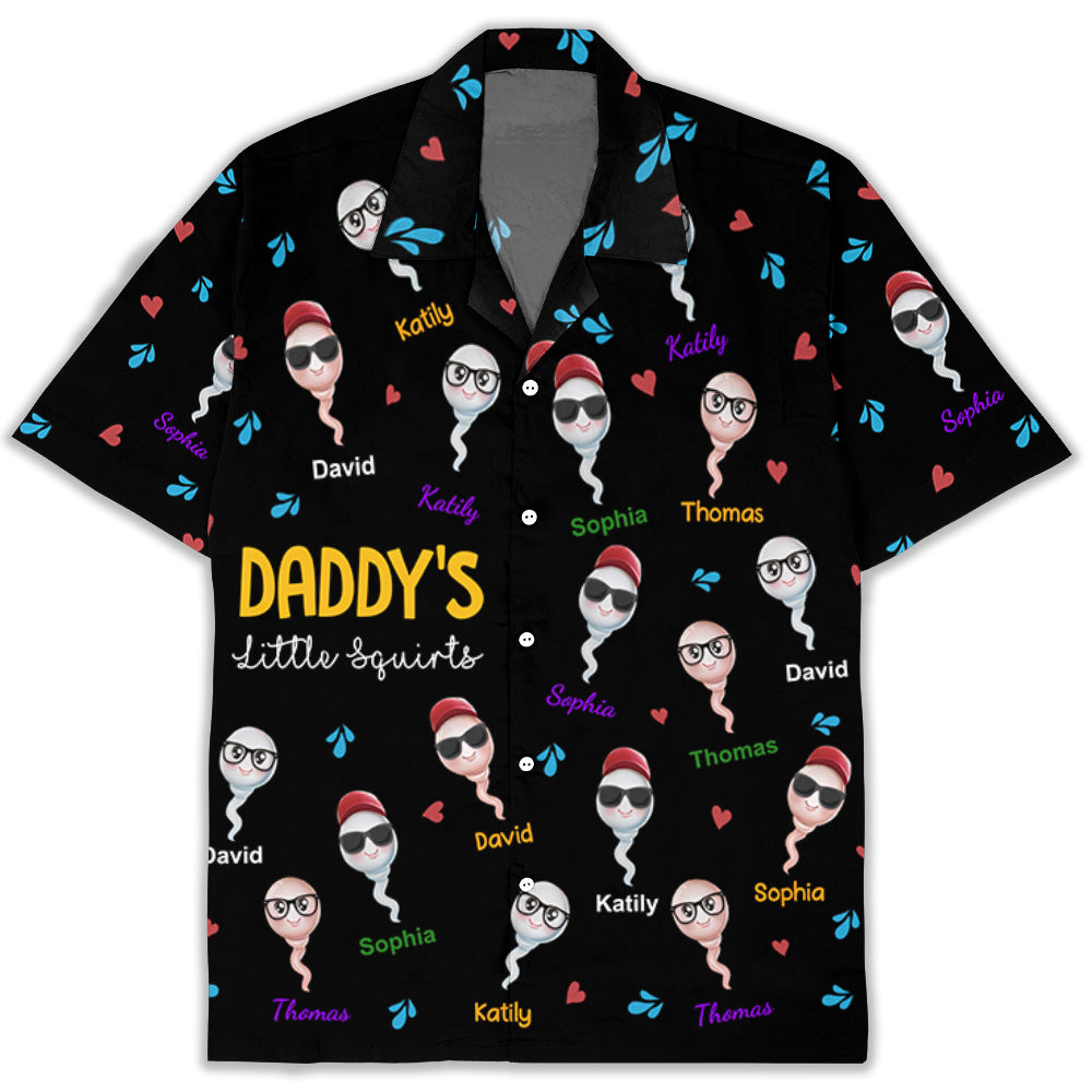 Dad's Favorite Tadpole - Personalized Hawaiian Shirt - Gift For Dad, Father's Day, Birthday Gift