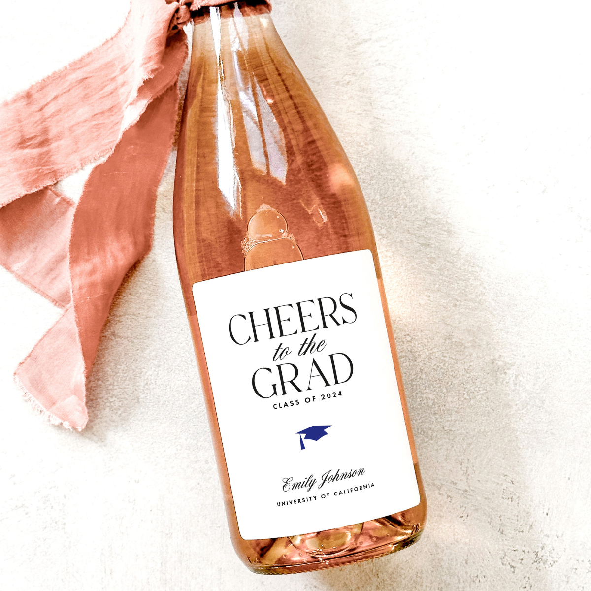 Graduation Gift Champagne Labels, Grad Party Custom Wine Labels, Sorority Seniors Gift, Graduation Party Favor, Nursing School Graduate Gift