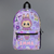 Personalized Name Backpack With Cute Monster, Girls Backpack, Custom Backpack, Girl Backpack, Back To School