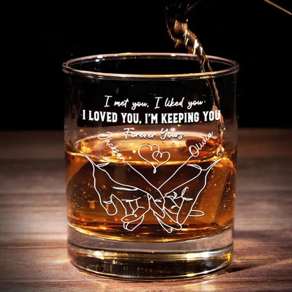 You & Me We Got This - Personalized Wine Glass - Gift For Couple