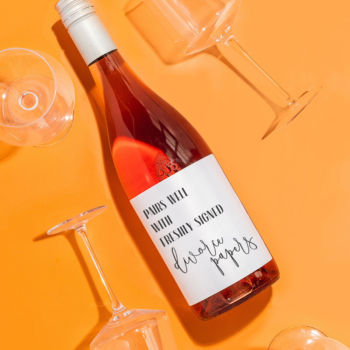 DIVORCE WINE LABEL, New Start, Divorce Gift, New Beginnings, Funny Break Up Gift, Funny Divorce, Divorced Gifts for Her, Fresh Start Wine