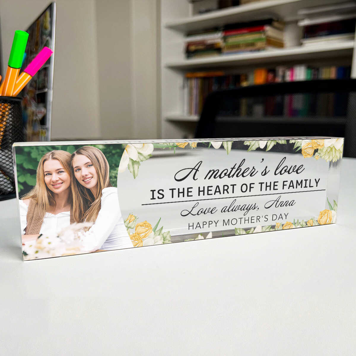 Custom Photo Gifts For Mother Acrylic Plaque, Mother Photo Acrylic, Mothers Day Gifts For Her, Mom Acrylic Photo Plaque, Mother s Day Gift