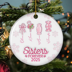 Friends Forever 3D Inflated Effect Christmas Candy - Personalized Ornament - Christmas Gift For Friends & Family