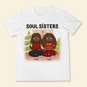 Soul Sisters Chibi - Personalized Shirt - Christmas Shirt, Gift For Sisters, Bestie, Friends banner-2_10022de5-81ca-4780-85d4-31824621da30.png