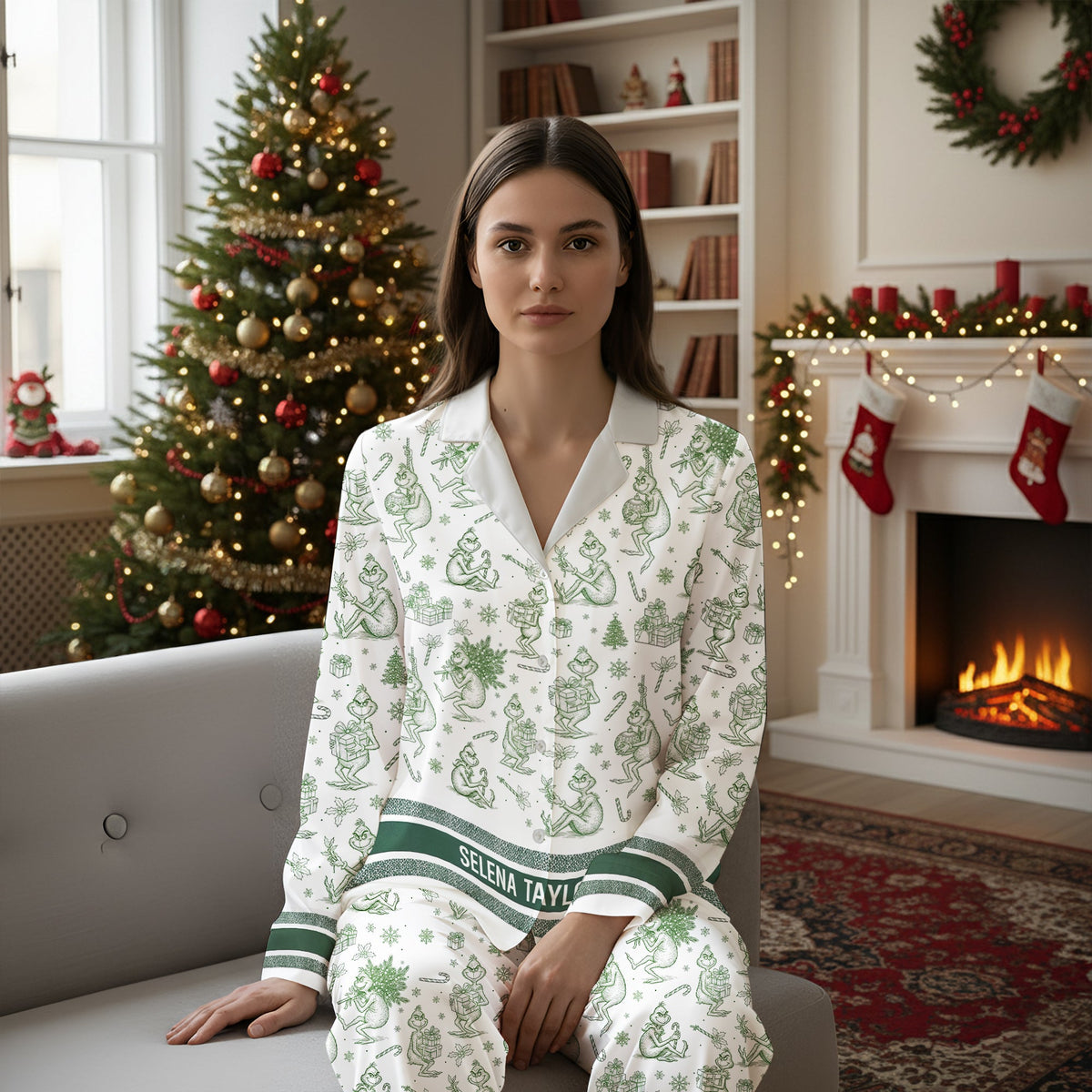Christmas Character - Personalized Pyjamas - Christmas Gifts For Her