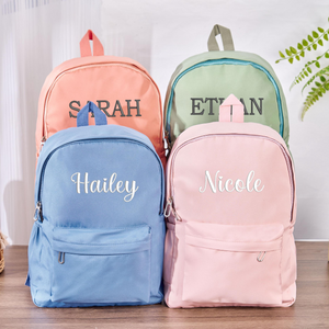Embroidery Personalized Kids Backpack,Custom Kindergarten Toddler gifts, Kids School Bag, Monogram Backpacks for Girls Boys, Birthday Gifts
