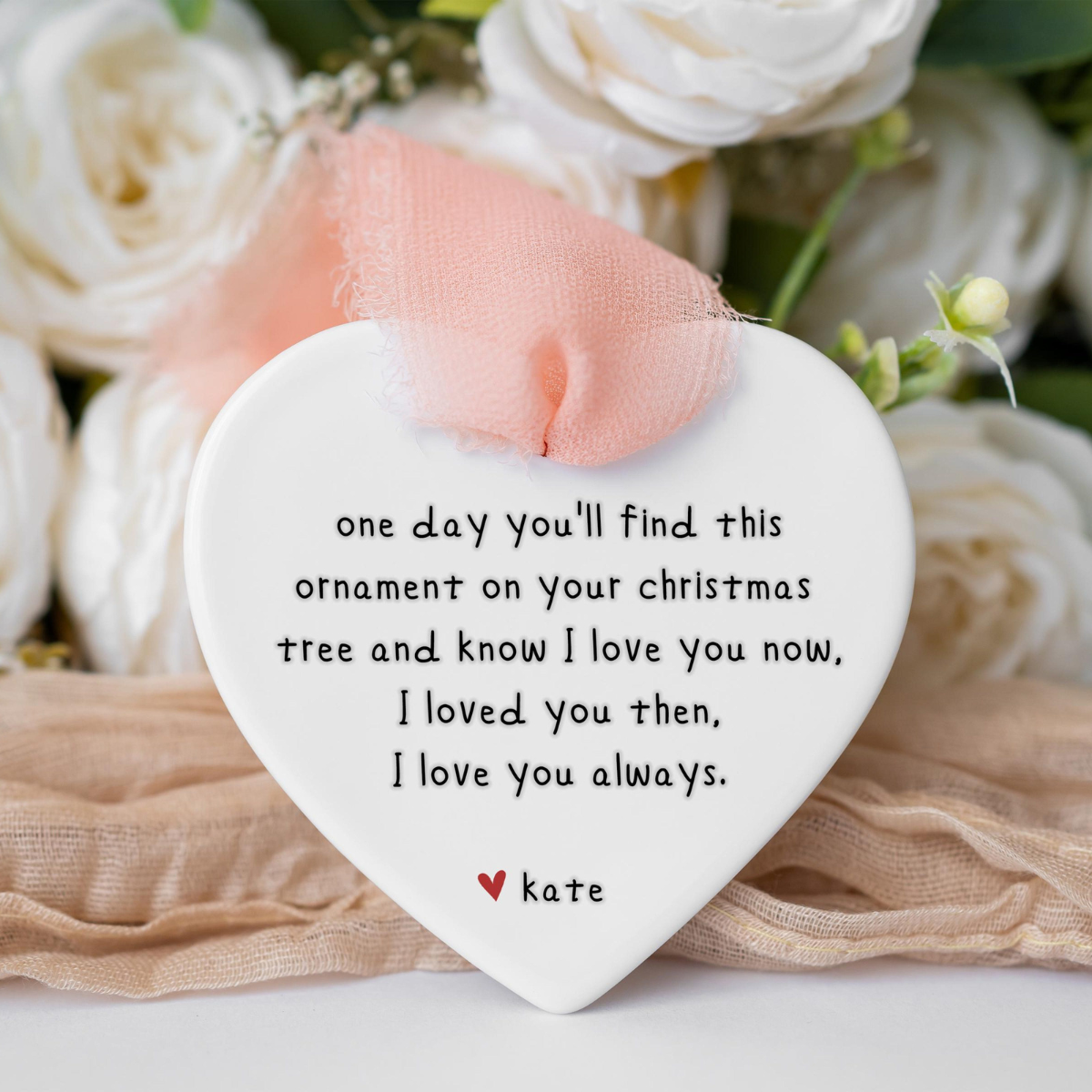 Couples Christmas Ornament - Our First Christmas Together- Christmas Gift for Couple - Anniversary Ornament